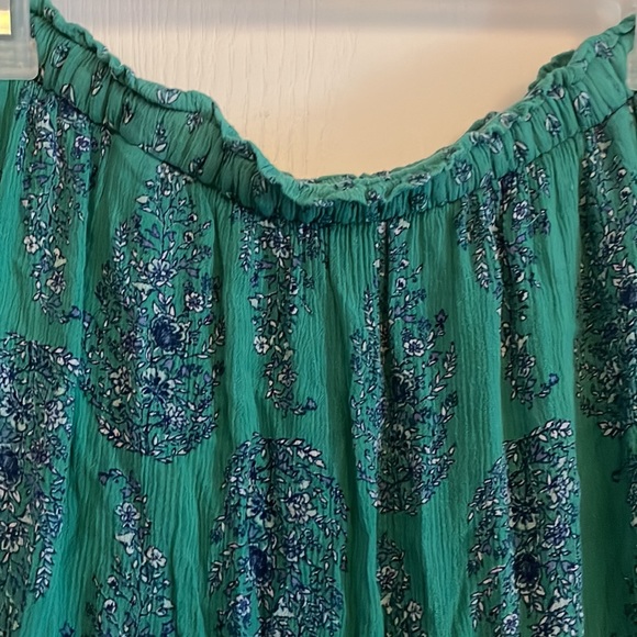 Medium Blue/Green Old Navy Maxi Skirt - Picture 3 of 6